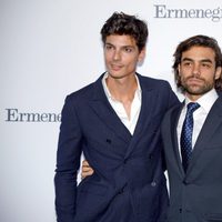 Javier de Miguel y Diego Osorio en la apertura de una tienda de Ermenegildo Zegna en Barcelona