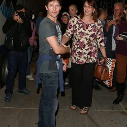 James Blunt tras dar un concierto en Londres