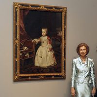 La Reina Sofía en la inauguración de la exposición la exposición 'Velázquez y la familia de Felipe IV'