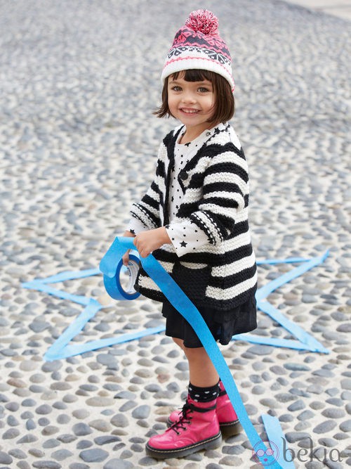 Chaqueta de lana de la colección otoño/invierno 2013 de Benetton Kids