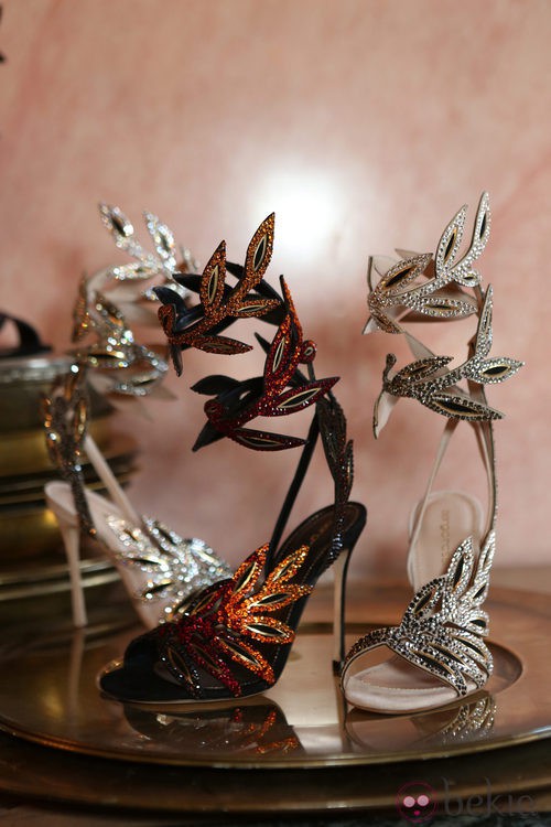 Sandalias con pedrería de la colección primavera/verano 2014 de Sergio Rossi