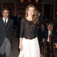 La Princesa Letizia en el acto de ingreso de Carme Riera en la RAE