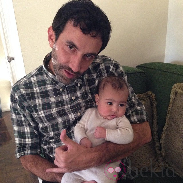 Riccardo Tisci y North West 