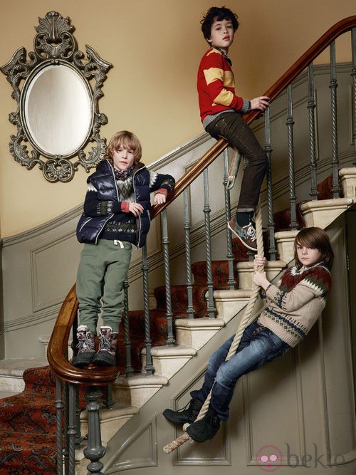 Looks para niños de la colección otoño/invierno 2013/2014 de Sisley Young
