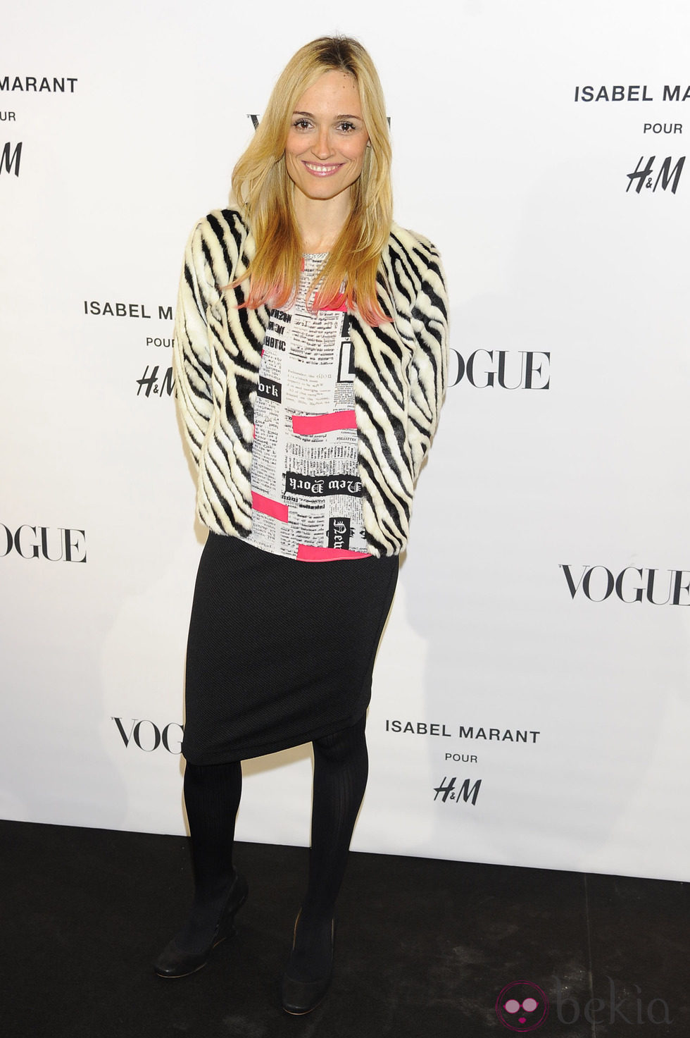 Laura Pamplona en la presentación de la colección de Isabel Marant para H&M