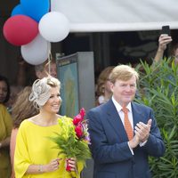 Guillermo Alejandro y Máxima de Holanda en Saba