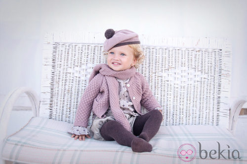 Look de niña de la colección otoño/invierno 2013/2014 de Bonnet à Pompon
