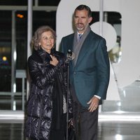 La Reina Sofía y el Príncipe Felipe visitan al Rey en el hospital