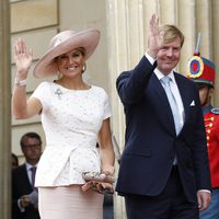 Guillermo y Máxima de Holanda en su primera visita oficial a Colombia como Reyes