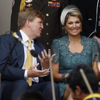 Guillermo y Máxima de Holanda en su primera visita oficial a Venezuela como Reyes