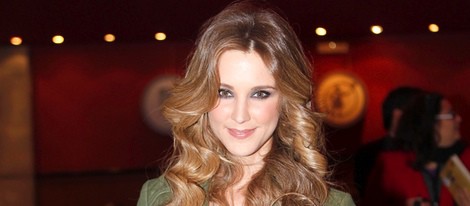 Astrid Klisans en un concierto de Carlos Baute en Madrid