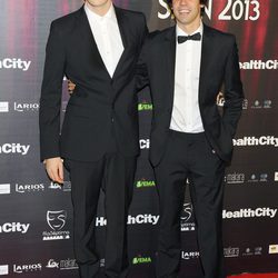 Javi Calvo y Javier Ambrossi en los Premios Público Broadway Spain 2013