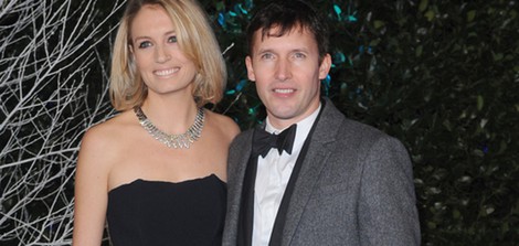 James Blunt y Sofia Wellesley en la Winter Whites Gala 2013