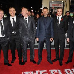 David Beckham y sus compañeros protagonistas de 'The Class of '92'