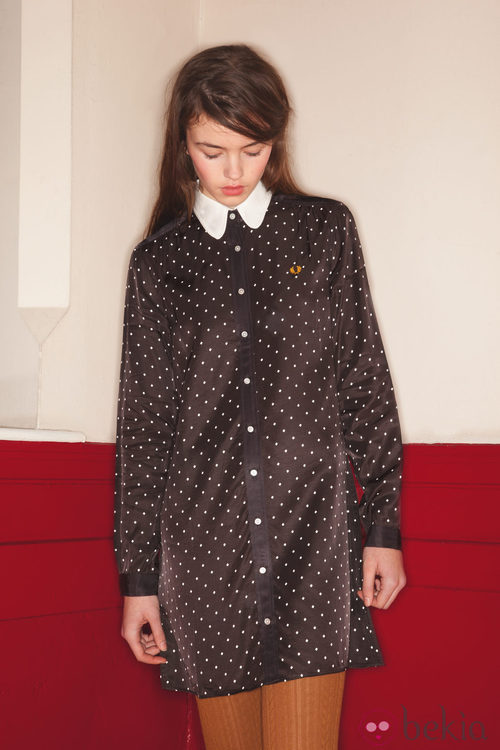 Vestido de lunares de la colección otoño/invierno 2013/2014 de Fred Perry