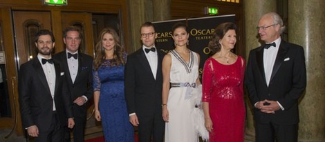 La Familia Real sueca en el homenaje celebrado con motivo del 70º cumpleaños de la monarca