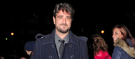 Antonio Orozco en la misa funeral por Simone Bosé