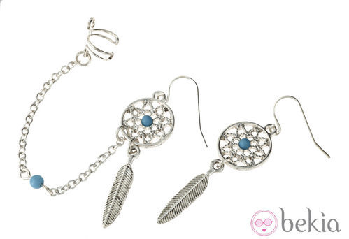 Pendientes de la línea 'Indian Ocean' de la colección primavera/verano 2014 de Claire's