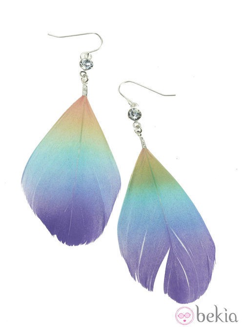 Pendientes de la línea 'Hot Tropic' de la colección primavera/verano 2014 de Claire's