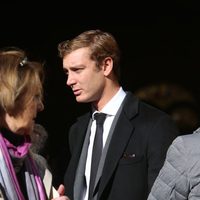 Pierre Casiraghi en el funeral de Michel Pastor