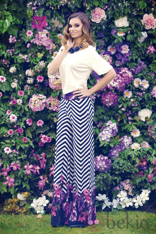 Norma Ruiz con un look de la colección primavera/verano 2014 de Barbarella