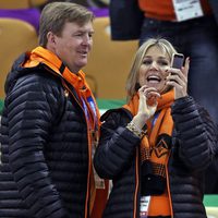 Guillermo Alejandro y Máxima de Holanda en los Juegos Olímpicos de Invierno de Sochi 2014