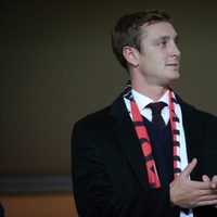 Pierre Casiraghi en un partido entre el Mónaco y el Paris St Germain