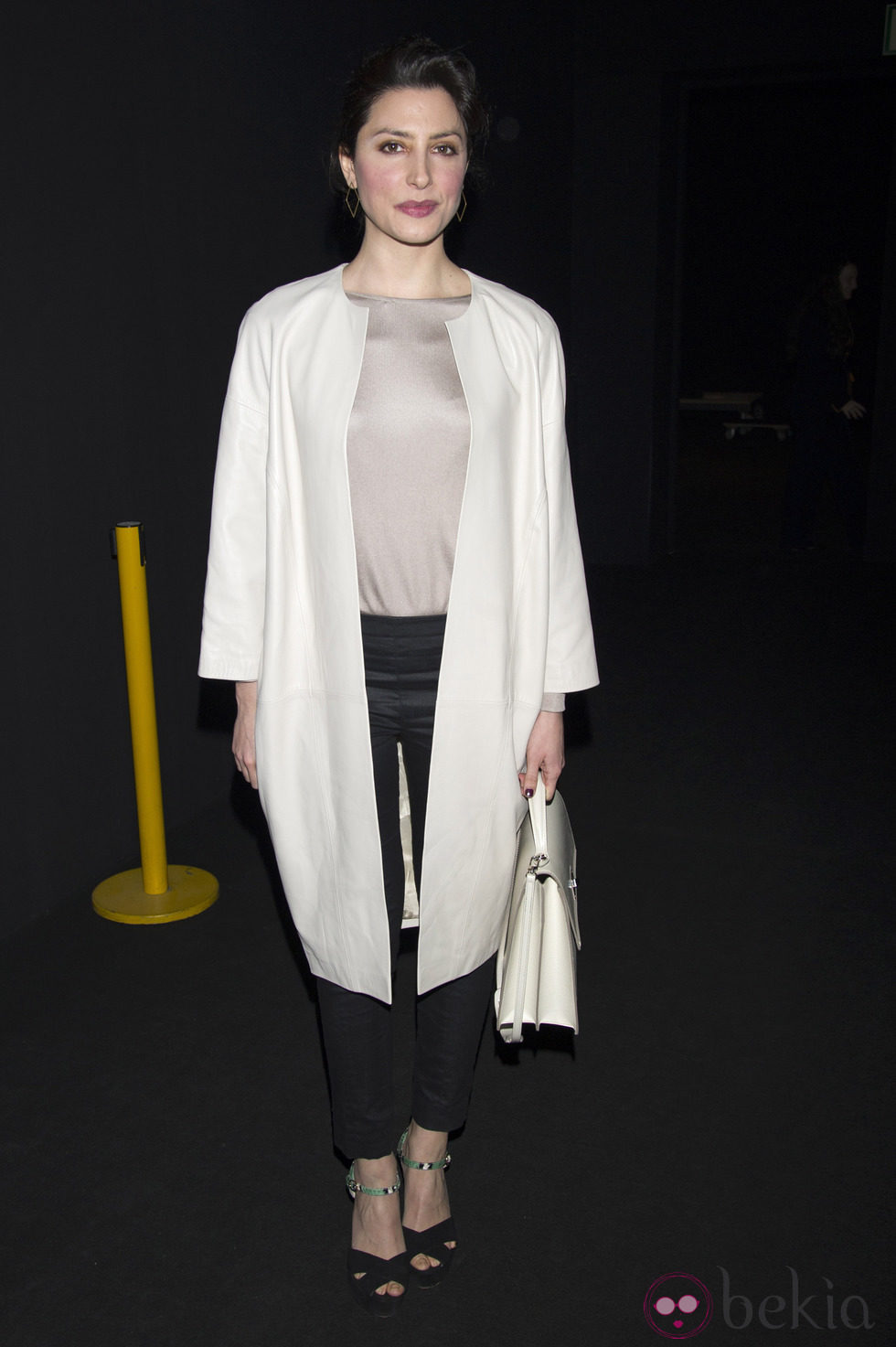 Barbara Lennie en el desfile de Duyos en Madrid Fashion Week otoño/invierno 2014/2015