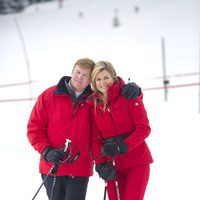 Los Reyes de Holanda posan con motivo de sus vacaciones de invierno
