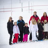 La Familia Real Holandesa posa en sus vacaciones de invierno en Austria