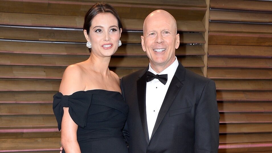 Bruce Willis y Emma Heming en la fiesta Vanity Fair tras los Oscar 2014