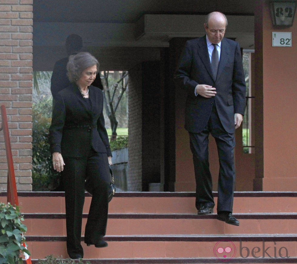 La Reina Sofía y Rafael Spottorno abandonan la casa familiar de Concepción Sáenz de Tejada