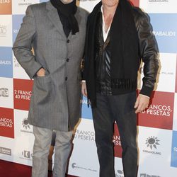 Andoni Ferreño y Ramón Langa en el estreno de '2 francos, 40 pesetas'