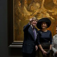 Los reyes de Suecia y los de Holanda visitan el Rijksmuseum de Amsterdam