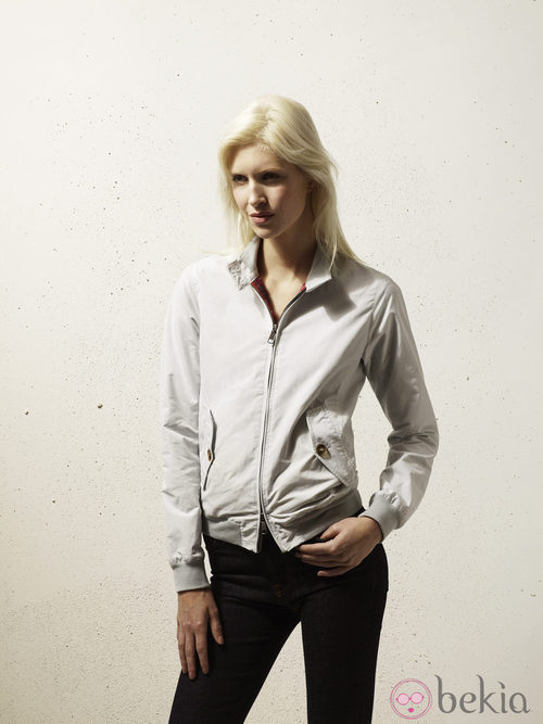 Chaqueta G9 en color hielo de la colección primavera/verano 2014 de Baracuta