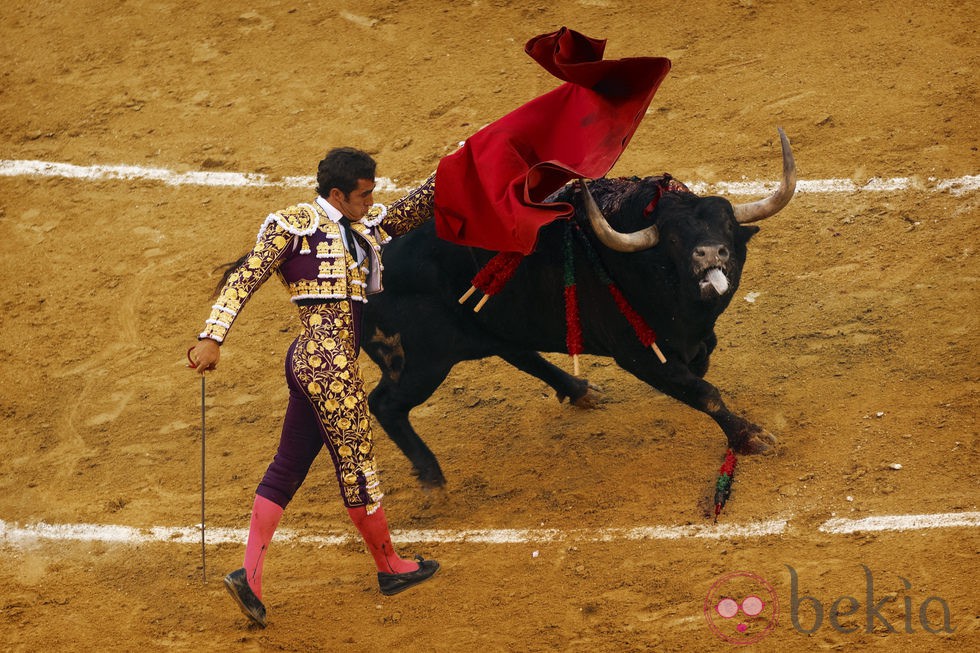 El Fandi toreando en la Corrida de la Prensa 2014