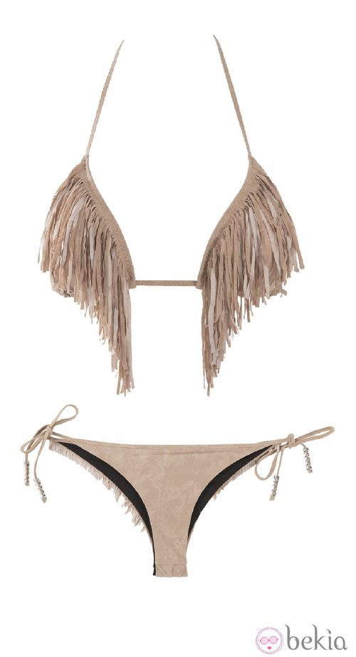 Bikini de triángulo con flecos de OniricSwimwear para verano 2014