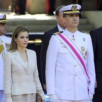 Los Príncipes de Asturias en el Día de las Fuerzas Armadas 2014