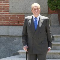 El Rey Juan Carlos en el almuerzo al presidente de México y su esposa