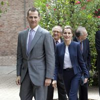 Los Príncipes Felipe y Letizia en su última reunión del Patronato de la Residencia de Estudiantes antes de ser Reyes