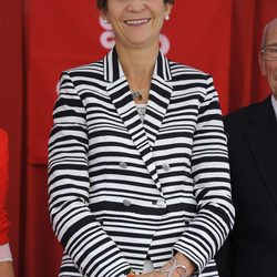 La Infanta Elena, muy sonriente en su último acto oficial como miembro de la Familia Real