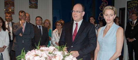 Alberto de Mónaco y la Princesa Charlene en la reapertura de los jardines Princesa Gracia