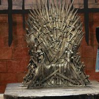 La Reina Isabel en el set de 'Juego de Tronos'