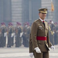 El Rey Felipe pasa revista en la Salutación de las Fuerzas Armadas y Guardia Civil al Rey