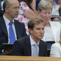 Beatriz de York y Dave Clark en Wimbledon 2014