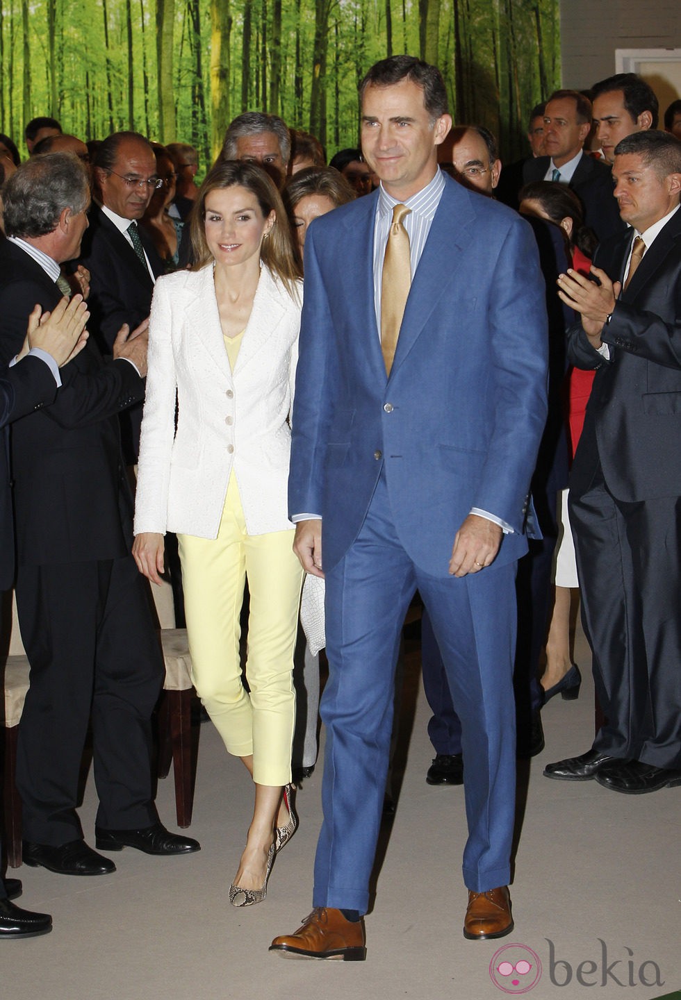 Los Reyes Felipe y Letizia en la entrega de 'Becas y Ayudas a la Investigación' de la Fundación Iberdrola