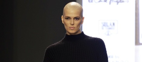 Bimba Bosé en el desfile 'La moda en la calle'