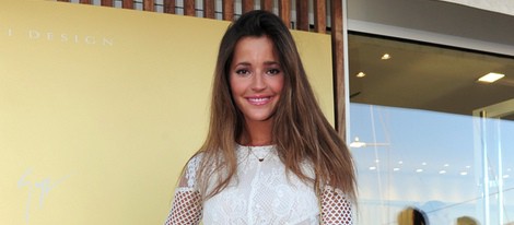 Malena Costa en la apertura de una tienda Giuseppe Zanotti en Ibiza