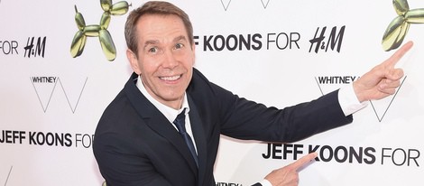 Jeff Koons en la fiesta de presentación de la tienda H&M de la Quinta Avenida