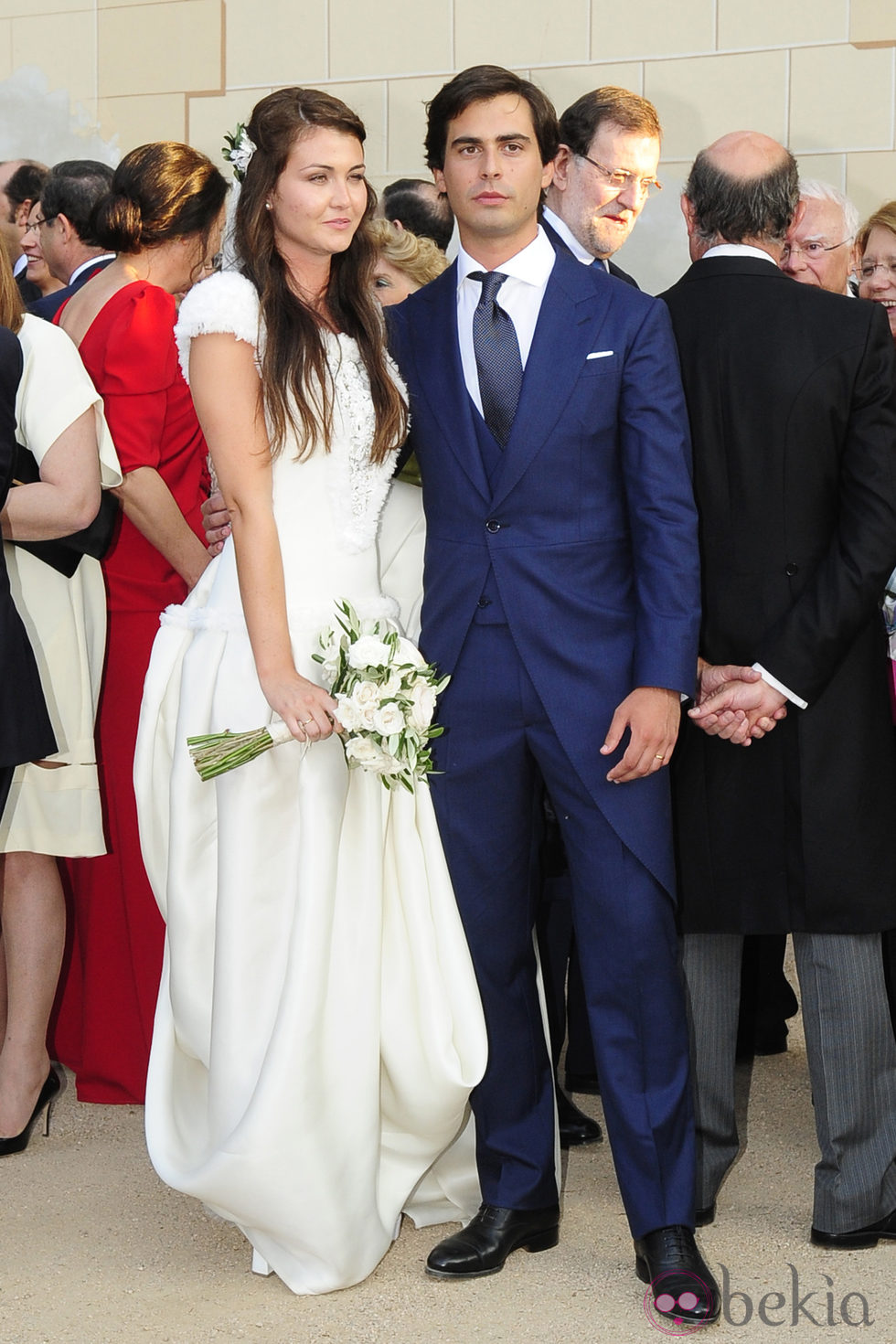 Belen de Guidos y Gonzalo Diniz Mendez en su boda